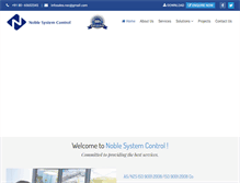 Tablet Screenshot of noblesystemcontrol.com